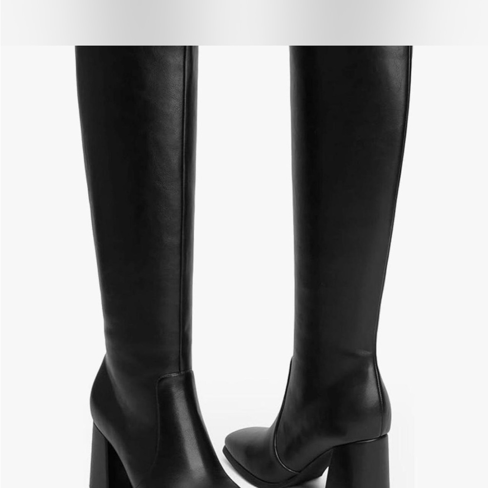 Black Knee-High Women's Boots